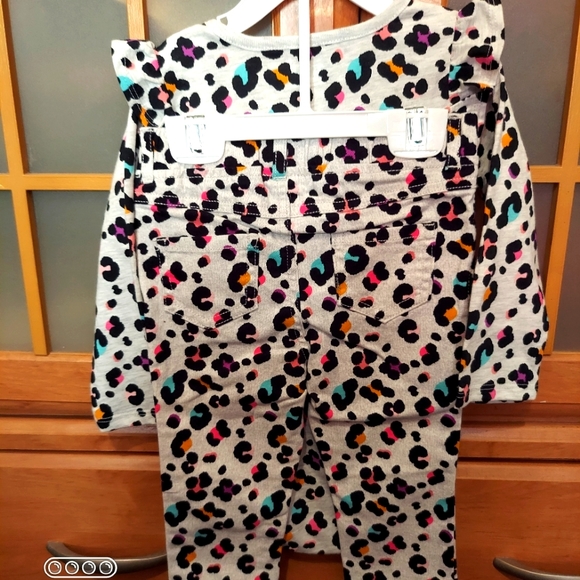 2 PC TODDLER PANTS SET [Leopard Print] - Picture 2 of 2